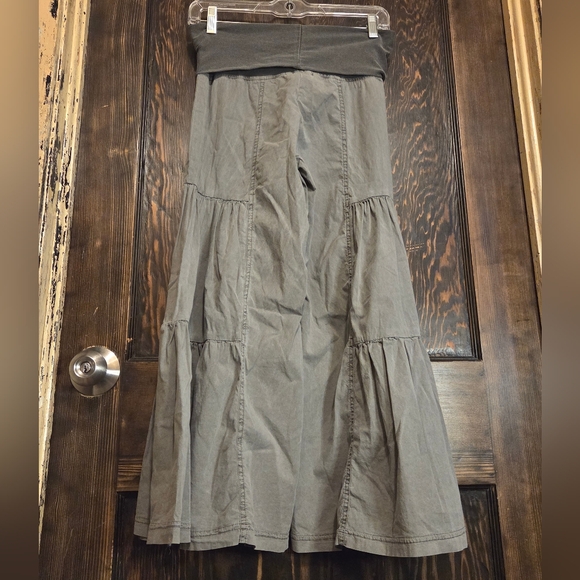 NWT XCVI WEARABLES Gray Tiered Ruffled Women's Palooza Pants Sz XS - Picture 5 of 8